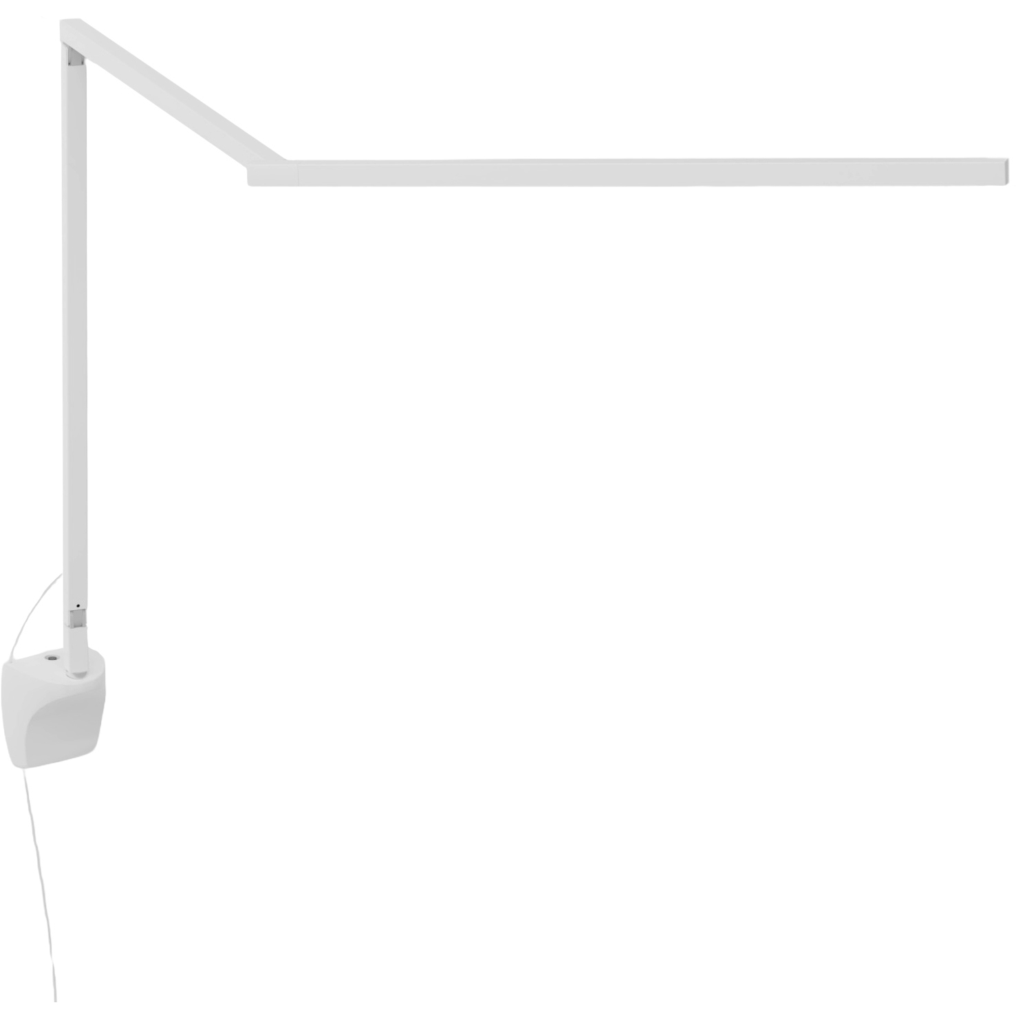 Z-Bar Gen 4 Wall Mount Desk Lamp Wall Light in Matte White